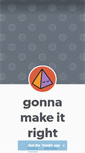 Mobile Screenshot of gonnamakeitright.tumblr.com