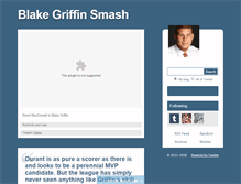 Tablet Screenshot of blakegriffinsmash.tumblr.com