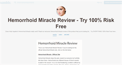 Desktop Screenshot of hemorrhoidmiracle2.tumblr.com
