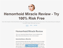 Tablet Screenshot of hemorrhoidmiracle2.tumblr.com