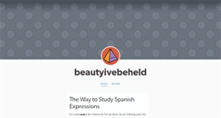 Desktop Screenshot of beautyivebeheld.tumblr.com