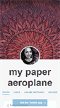 Mobile Screenshot of mypaperaeroplane.tumblr.com