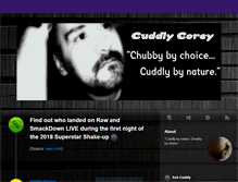 Tablet Screenshot of cuddlycorey.tumblr.com