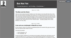 Desktop Screenshot of butnotyet.tumblr.com