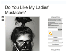 Tablet Screenshot of ladiesmustache.tumblr.com