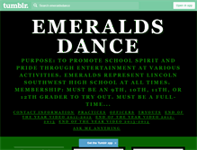 Tablet Screenshot of emeraldsdance.tumblr.com