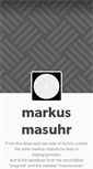 Mobile Screenshot of markusmasuhr.tumblr.com