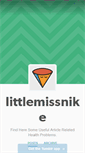 Mobile Screenshot of littlemissnike.tumblr.com