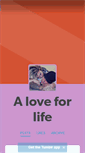Mobile Screenshot of living-a-love-story.tumblr.com