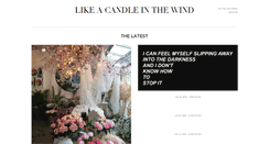 Desktop Screenshot of like-a-candle-in-the-wind.tumblr.com