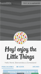 Mobile Screenshot of heyenjoythelittlethings.tumblr.com