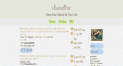 Desktop Screenshot of albana19.tumblr.com