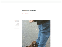 Tablet Screenshot of dogsoftheinterwebs.tumblr.com