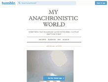 Tablet Screenshot of anachronist7.tumblr.com