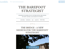 Tablet Screenshot of barefootstrategist.tumblr.com