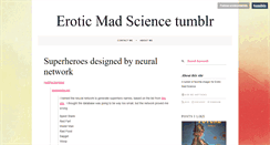 Desktop Screenshot of eroticmadsci.tumblr.com