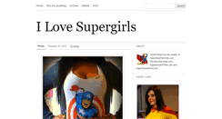 Desktop Screenshot of ilovesupergirls.tumblr.com