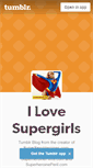 Mobile Screenshot of ilovesupergirls.tumblr.com