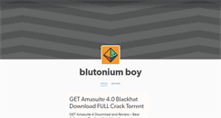 Desktop Screenshot of blutoniumboy.tumblr.com