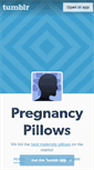 Mobile Screenshot of pregnancypillows.tumblr.com