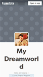 Mobile Screenshot of myshahiddreamworld.tumblr.com