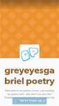 Mobile Screenshot of greyeyesgabrielpoetry.tumblr.com