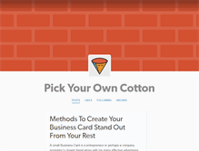 Tablet Screenshot of pickyourowncotton.tumblr.com