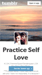 Mobile Screenshot of practice-self-love.tumblr.com