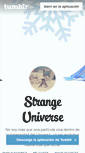 Mobile Screenshot of mystrangeuniverse.tumblr.com