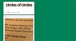 Desktop Screenshot of circlesofcircles.tumblr.com