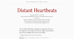 Desktop Screenshot of distantheartbeats.tumblr.com
