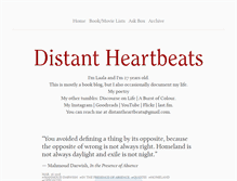 Tablet Screenshot of distantheartbeats.tumblr.com
