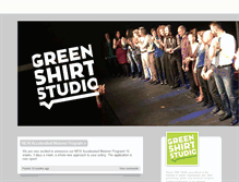 Tablet Screenshot of greenshirtstudio.tumblr.com