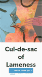 Mobile Screenshot of culdesacoflameness.tumblr.com