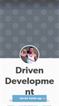 Mobile Screenshot of drivendevelopment.tumblr.com