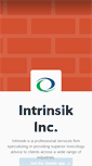 Mobile Screenshot of intrinsik-inc.tumblr.com