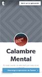 Mobile Screenshot of calambremental.tumblr.com