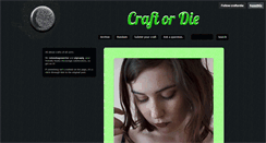 Desktop Screenshot of craftordie.tumblr.com