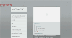 Desktop Screenshot of makemecumhard.tumblr.com