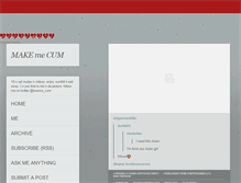 Tablet Screenshot of makemecumhard.tumblr.com