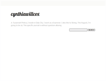 Tablet Screenshot of cynthiawillcox.tumblr.com