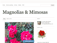 Tablet Screenshot of magnoliasandmimosas.tumblr.com