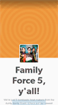 Mobile Screenshot of familyforce5.tumblr.com