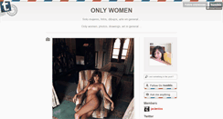 Desktop Screenshot of onlywomen.tumblr.com