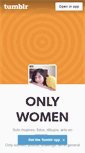 Mobile Screenshot of onlywomen.tumblr.com