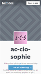 Mobile Screenshot of ac-cio-sophie.tumblr.com