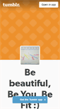 Mobile Screenshot of be-you-be-fit.tumblr.com