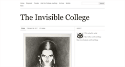 Desktop Screenshot of invisicollege.tumblr.com
