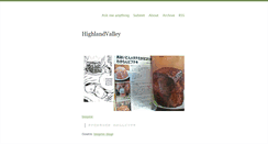 Desktop Screenshot of highlandvalley.tumblr.com