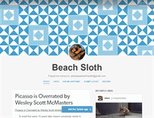 Tablet Screenshot of beachsloth.tumblr.com